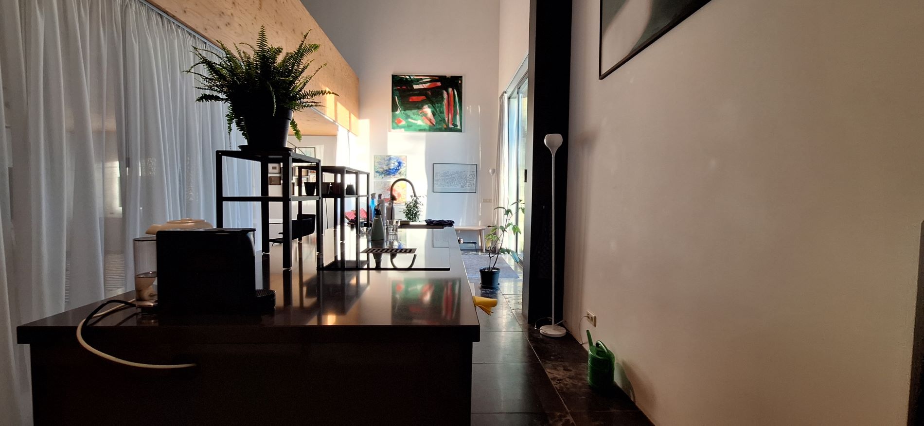 Loft - keuken met kookeiland
