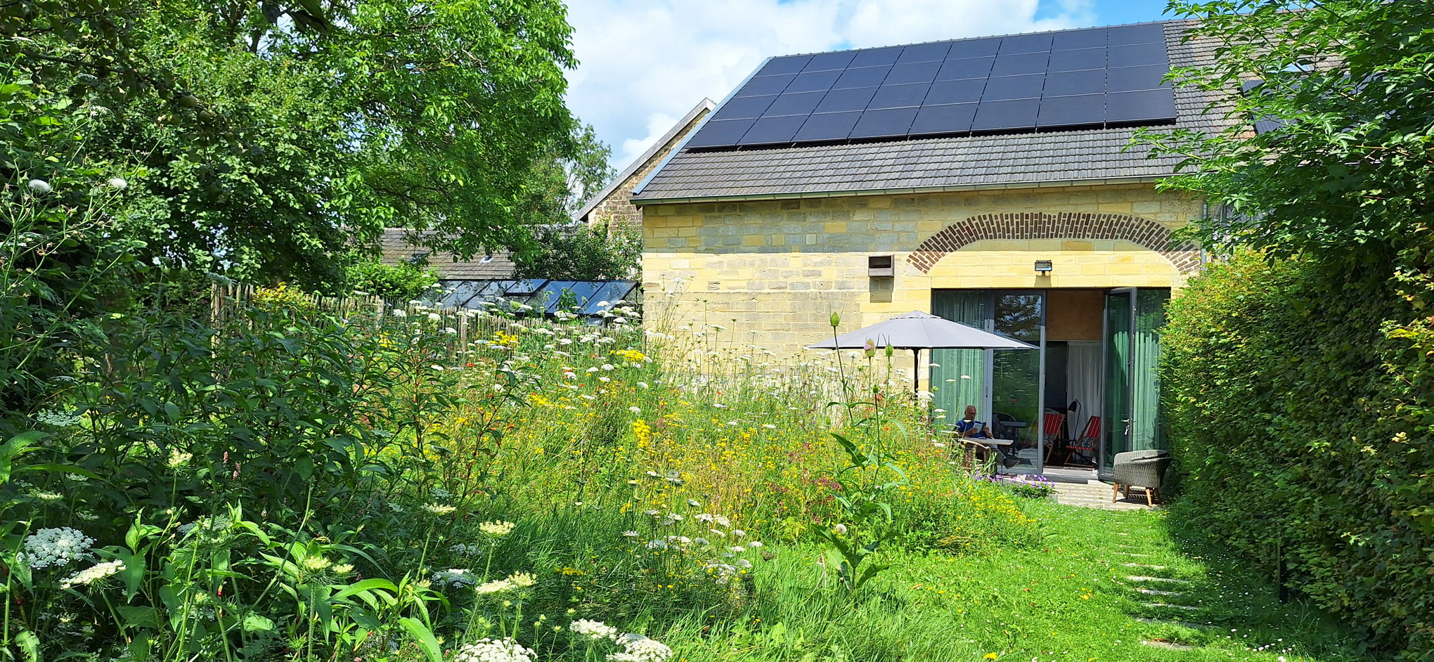Loft - tuin met terras op het zuiden